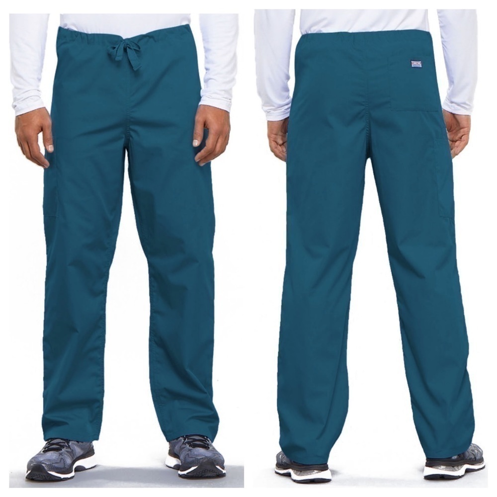 Cherokee Scrub Pants Bottoms Workwear Unisex Blue Scrubs Nurse Doctor 4X New